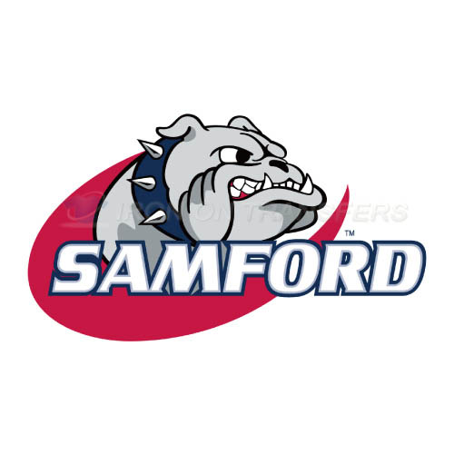 Samford Bulldogs Iron-on Stickers (Heat Transfers)NO.6090